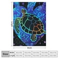 thumbnail image 4 of Qinduosi Who Loves Throw Blanket for Women Men Sea Turtle Blanket Gifts for Adults Lightweight Blanket Inches for Bed All Season, 4 of 6