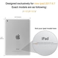 thumbnail image 2 of AmPm Case Fit 2018/2017 iPad 9.7 5th / 6th Generation - Slim Lightweight Smart Shell Stand Cover with Translucent Frosted Back Protector Fit Apple iPad 9.7 Inch 2018/2017, Rose Gold (Auto Wake/Sleep), 2 of 8