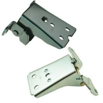 TRQ Door Hinge Upper Lower Pair Set for 80-96 Bronco F150 F250 Ranger LTD BDA42808