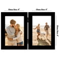 thumbnail image 6 of Americanflat 4" x 6" Hinged Picture Frame for 2 Photos - Black, 6 of 6