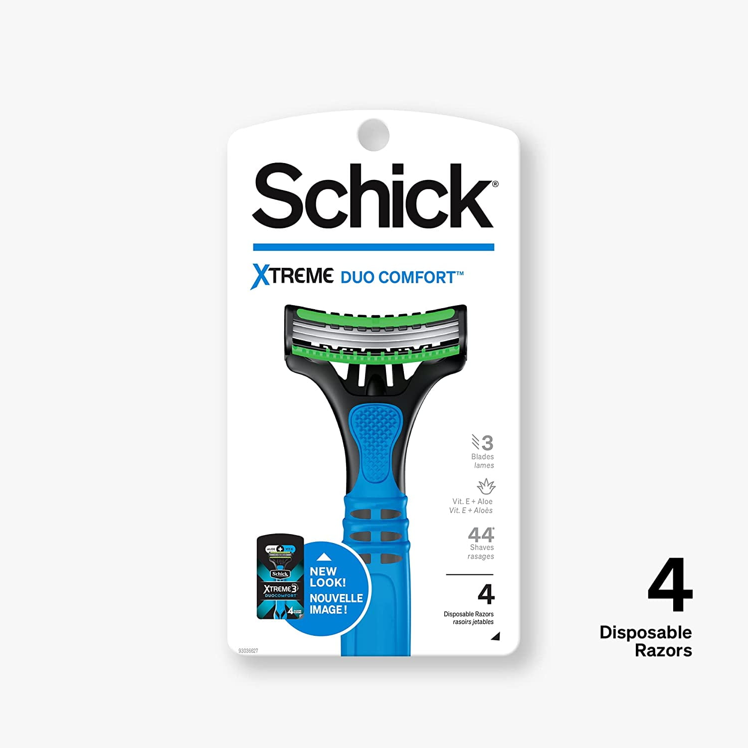 Xtreme 4 Outlast Razor â€” Xtreme4 Disposle Razors Men, 3 Count (Pack of 2)