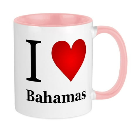 

CafePress - I Love Bahamas Mug - Ceramic Coffee Tea Novelty Mug Cup 11 oz