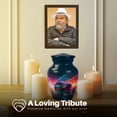 thumbnail image 3 of Yatskia Colorful Lightning Car Small Cremation Keepsake Urns for Human Ashes Adult Mother and Father, Little Memorial Burial Urn for Ashes Adult Male, (Classic Pack of 1, 3 Inch), 3 of 8