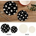 thumbnail image 4 of Cute Cats Placemats Set of 2, Woven Washers, Cotton, Round Large Pot Holder, Heat Resistant, for Pot Countertops Home Decor, 4 of 7