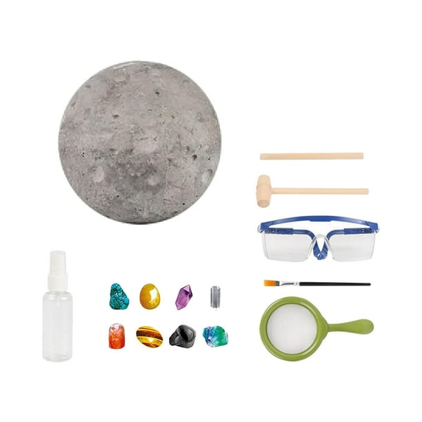 Kit de excavación de piedras preciosas (forma única), gran kit de ciencia STEM para niños, excava tus propias 12 piedras preciosas reales, juguetes educativos de bricolaje, kit de excavación de gemas Kit de excavación de piedras preciosas (forma única), gran kit de ciencia STEM para niños, excava tus propias 12 piedras preciosas reales, juguetes educativos de bricolaje, kit de excavación de gemas