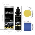 thumbnail image 3 of Scratch & Swirl Remover Car Paint Restoration Kit For Vehicles Motorcycles SUVs RVs Trucks With Pad Microfiber Towel Easy Application, 3 of 9