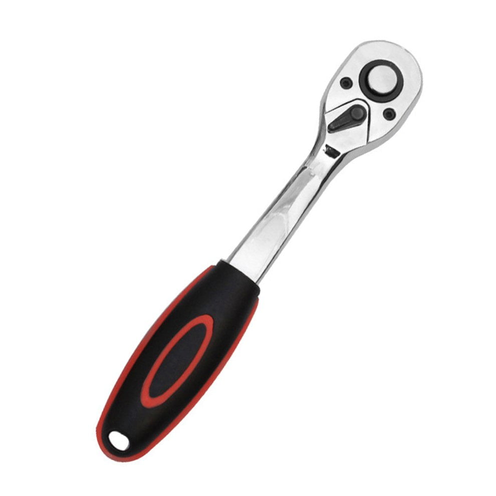 1/2 Inch TwoWay Bent Handle Fast Ratchet Wrench Long Sleeve Large