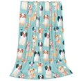 thumbnail image 2 of Vsdgher Colorful Dog Ultra-Soft Micro flannel Blanket Throw Blankets for Couch Sofa, Bed (4 sizes)-80"x60", 2 of 7