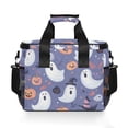 thumbnail image 7 of FORMRS Insulated Cooler Bag 24 Cans Capacity Soft Leakproof Lunch Box with Side Pockets, Blue Cute Halloween, 7 of 7