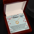 thumbnail image 6 of To My Fiancee Love Bigger Than Any Obstacle Infinity Knot Necklace Message Card, 6 of 17