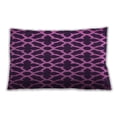 thumbnail image 1 of Ahgly Company Patterned Outdoor Rectangular Dark Purple Lumbar Throw Pillow, 13 inch by 19 inch, 1 of 5