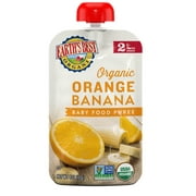 Earth's Best Organic Stage 2 Baby Food, Orange Banana, 4 oz Pouch