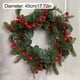 thumbnail image 4 of Inteprter 2021 nueva de pared guirnalda Artificial de Navidad de ratán colgante de plástico para decoración de fiesta regalo de navidad y guirnaldas Inteprter HA007465-00, 4 of 6