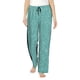 thumbnail image 1 of Balery Teal Green Glitter Pantalones de pijama para mujer, pijamas ultraligeros, pantalones de estar por casa-Medium, 1 of 6