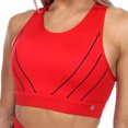 thumbnail image 4 of White Mark Women's Cut Out Back Mesh Sports Bra, 4 of 5