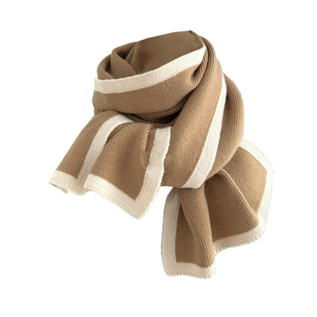 Bufanda gruesa para hombre y mujer, regalo grueso de 69 pulgadas, accesorios de disfraz, chal Caqui