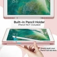 thumbnail image 2 of JETech Case for iPad Pro 12.9 Inch (2015/2017 Model, 1st/2nd Generation) with Pencil Holder, Slim Tablet Cover with Soft TPU Back, Auto Wake/Sleep (Rose Gold), 2 of 8
