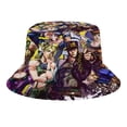 thumbnail image 1 of Aventura Bizarre de JoJo Sombrero bucket para adultos, gorra de protección solar, sombrero de pescador plegable para viajes al aire libre, pesca y actividades de verano, 1 of 6