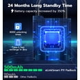 thumbnail image 4 of eLinkSmart Cadenas à Empreinte Digitale avec Sauvegarde de Clé, Cadenas Intelligent Numérique Électronique Biométrique Bluetooth Robuste et Résistant aux Intempéries Sans Clé pour Porte et Extérieur, 4 of 9
