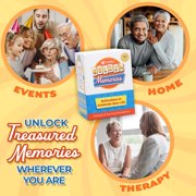 ThinkPsych Golden Memories - Memory Card Game for Seniors - 160 Conversation Starters for Adults