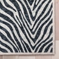 thumbnail image 4 of Well Woven Custom Size Runner - 27" x 10' Runner - Zebra Stripe Black - Animal Print Pattern, 4 of 6