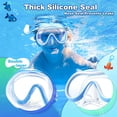 thumbnail image 4 of Gafas de natación ITOWE para niños de 3 a 10 años con cubierta nasal, vista de 180°, 4 of 7