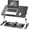 Black, variant on Leather Lap Desk Laptop Bed Tray Table, Adjustable Laptop Stand for Bed, Portable Lightweight Standing Desk for Writing Eating Reading Couch Sofa Floor for Adults Kids (20.5"*11.8",Gray)
