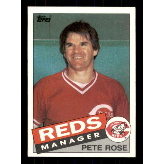 Pete Rose Card 1985 Topps Manager #547