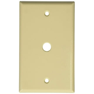 Leviton Plastic Telephone Cable Wall Plate 85018