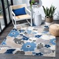 thumbnail image 1 of Safavieh Cabana Garnet Floral Outdoor Area Rug, 1 of 8