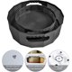 thumbnail image 3 of 2 estantes giratorios para especias, estante giratorio para especias, estante giratorio para especias de cocina, organizador de plástico para tarros de botellas de aceite de especias (negro) esquí esquí Gafas de esquí, 3 of 5