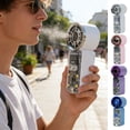 thumbnail image 1 of Sentmoon Small Fan Travel Fan High-Speed Mini Fan Portable Handheld Pocket Fan Rechargeable Powerful Compact High-Speed Mini Fan, 1 of 7