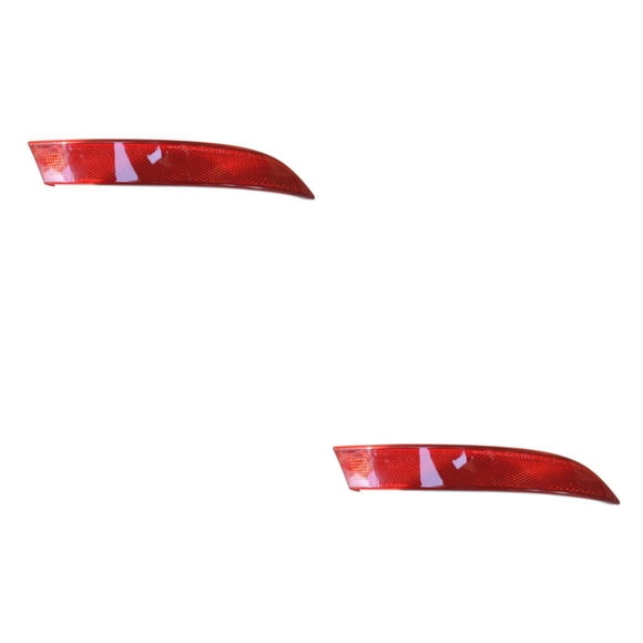 Speravity Coche trasero derecho parachoques izquierdo Reflector lente luz roja para E70 2011 2012 2013 63147240998 63147240997 No.02 2piezas Speravity CBP044090