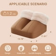 thumbnail image 3 of Mynt Foot Massager with Heat, Foot Warmer with Vibration for Women & Men, Brown, 3 of 9