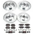 thumbnail image 3 of PowerStop Front and Rear Z23 Evolution Sport Carbon-Fiber Ceramic Brake Pad and Drilled & Slotted Rotor Kit Fits: CHEVROLET PONTIAC Select Models K1618, 3 of 10