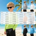 thumbnail image 4 of WXFAZCVU Boys Swim Shirt Long Sleeve Bathing Suits Lightweight Sun Outdoor Beach Swimwear Size 3-4 Years, 4 of 5