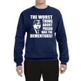 thumbnail image 2 of Wild Bobby, Office Prison Mike Dementors Michael Scott, Pop Culture, Unisex Crewneck Graphic Sweatshirt, Navy, Large, 2 of 4