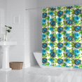 thumbnail image 2 of Pioneer Flower Floral Print Pattern Shower Curtain 72"x84", Bathroom Decorative Shower Curtain Set with 12 Hooks, Waterproof Washable, 2 of 6