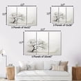 thumbnail image 4 of Designart Large Tree Gold framed wall art, Grey White Tree Subtle Charm I , Trees framed wall art decor, Grey Traditional Gold framed wall art, 32x24 inches Gold Frame, 4 of 5