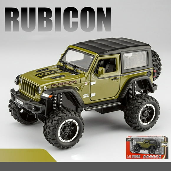 Gprince 1:32 Alloy Off-road Vehicle Model Compatible For Rubicon Simulation Car Model Ornaments For Boys Birthday Gifts