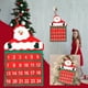 thumbnail image 1 of Hot6sl Ofertas de La Semana Calendario Pared Papá Noel Terciopelo de Navideño Calendario Navideño Decoración Navideña, 1 of 7