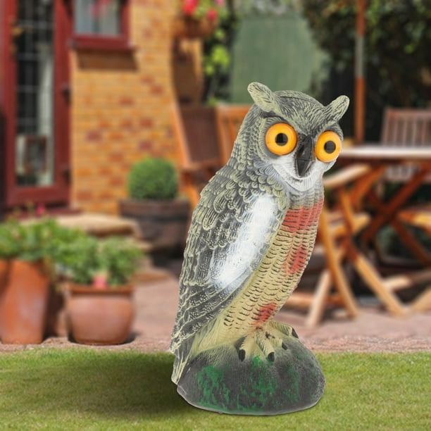 Owl Decoy, Owls to Away,Fake Owl to Keep Birds Away,Garden Owls