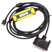 SHENYANG CNC Programming Cable USB-FANUC, USB to RS232 Data Transfer USB Convert DB25 Pin Download Cable for CNC Fanuc