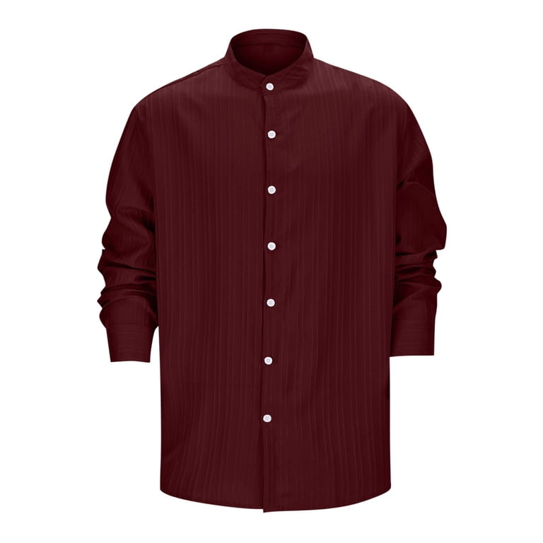european style dress shirts Mens European Modern Fit Cotton Shirt Blue