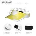 thumbnail image 4 of ZICANCN Sun Visors Hat for Women and Men, Gingham Yellow Background Beach Hats, Sports Hat for Golf Tennis Running, 4 of 7