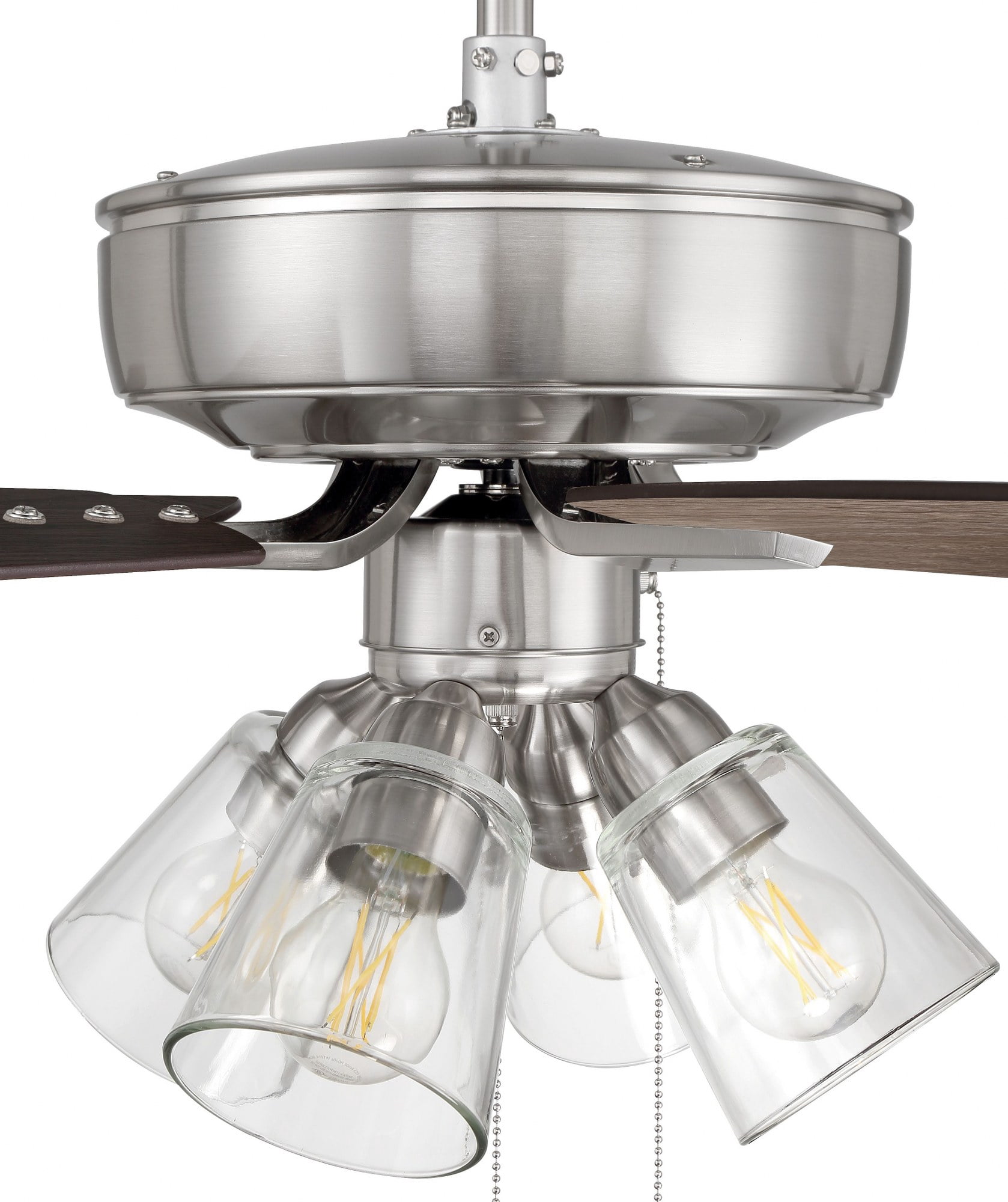 P104BNK5-52DWGWN Craftmade Lighting Pro Plus 104 Series - 52 Inch 5 Blade Ceiling Fan with Light Kit