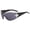 Black, variant on Fashion Forward Unisex Futuristic Wrap Around for Cycling and Sports with Rimless Grey