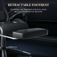 thumbnail image 4 of Bigzzia Massage Gaming Chair with Footrest, Gamer Chair for Adults,Lumbar Pillow and Headrest Adjustable, Black, 4 of 9