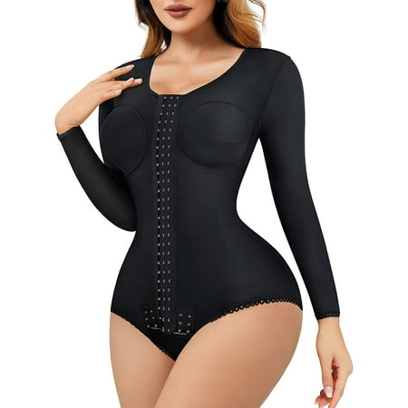 

CtriLady Shapewear for Women Bodysuit Tummy Control Corset Waist Trainer Arm Slimmer Compression Faja Post Surgery Body Shaper