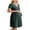 Lake Green, variant on Women 3 in 1 Labor and Delivery Gown Split Front Flap Maternity Hospital Dress Nursing Nightgown for Breastfeeding Navy Blue